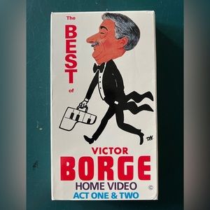 The Best of Victor Borge VHS Tape Funny Comic Music Piano EXCELLENT CONDITION
